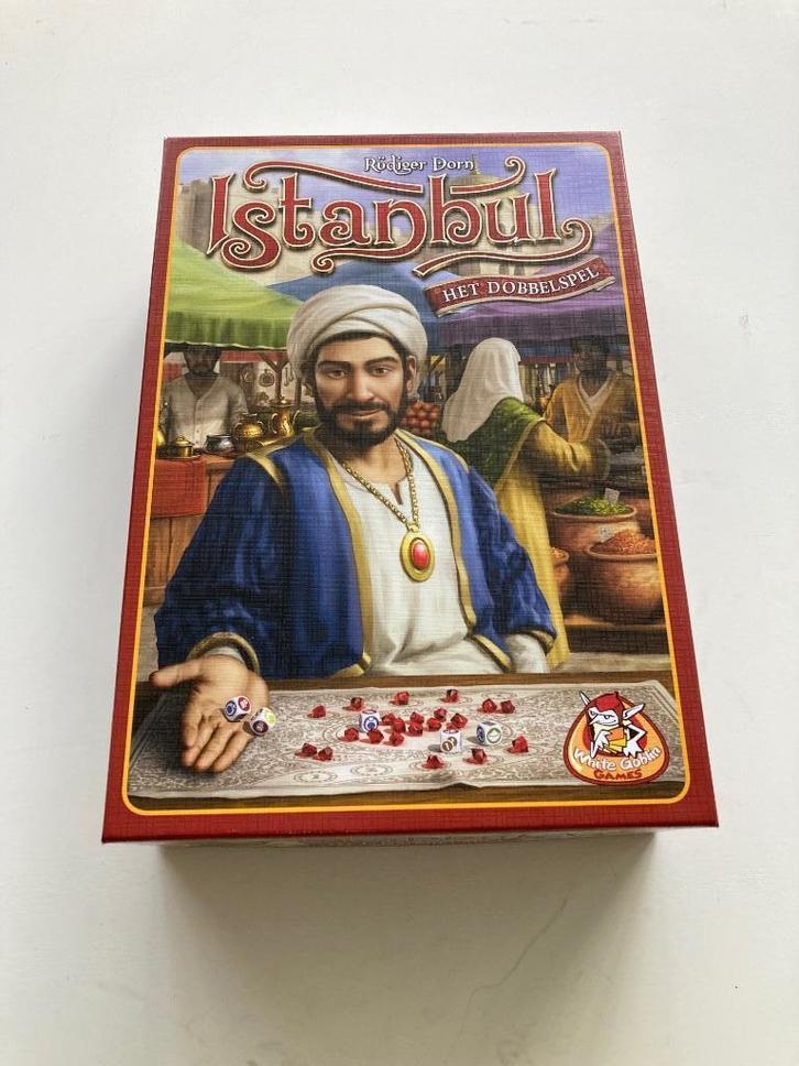 Istanbul dobbelspel - 2 tot 4 spelers, Hobby en Vrije tijd, Gezelschapsspellen | Bordspellen, Zo goed als nieuw, Een of twee spelers
