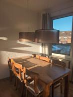 2 kwalitatieve beige bruine lampen, Ophalen of Verzenden