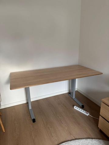 Groot houten bureau / thuis werkplek | 165 x 80 cm beschikbaar voor biedingen