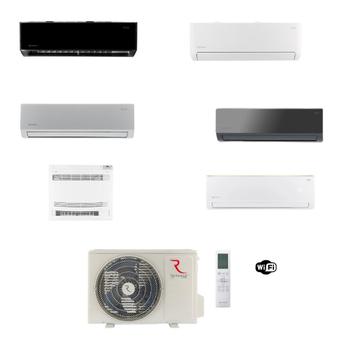 AIRCO BUITENDEEL MET MEERDERE MOOIE DESIGN BINNENDELEN  beschikbaar voor biedingen