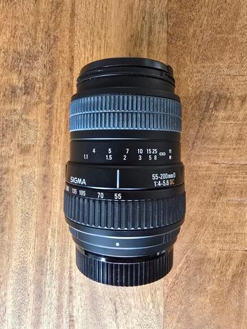 Sigma Lens 55-200mm f/4-5.6 DC  beschikbaar voor biedingen
