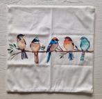 2  mooie Nieuwe kussen hoezen " vogel, Ophalen of Verzenden, Nieuw, Overige kleuren, Vierkant