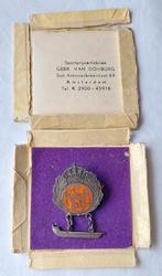 KNSB schaats Insinge medaille geëmailleerd 1953, Postzegels en Munten, Ophalen of Verzenden, Overige materialen, Nederland