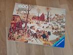 Legpuzzel BRUEGHEL /Breughel: De VOLKSTELLING (1500 st), Ophalen of Verzenden, 500 t/m 1500 stukjes, Gebruikt, Legpuzzel