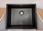 Spoelbak Caressi 540x440 mm mat zwart, Huis en Inrichting, Keuken | Keukenelementen, Zwart, Nieuw, Minder dan 100 cm, 25 tot 50 cm