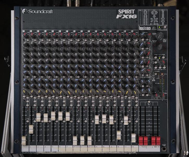 Complete PA-set – Soundcraft, Crown, DBX & DOD, Muziek en Instrumenten, Mengpanelen, Gebruikt, 10 tot 20 kanalen, Ophalen