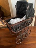 2x grote en kleine brocante antieke poppen wagen, Antiek en Kunst, Ophalen