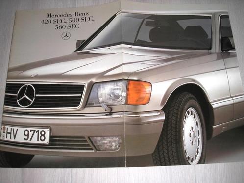 Mercedes-Benz S-Klasse Coupé's, W126, 1986, Boeken, Auto's | Folders en Tijdschriften, Zo goed als nieuw, Mercedes, Ophalen of Verzenden