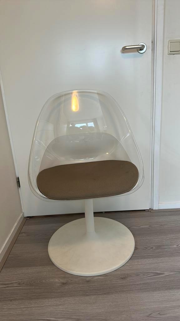 IKEA BALTSAR bureaustoel – wit (designstoel, transparant), Huis en Inrichting, Bureaustoelen, Gebruikt, Bureaustoel, Wit, Ophalen