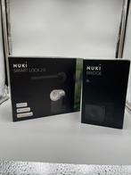 Nuki Smart Lock 2.0 met Bridge - Slim Deurslot, Raam of Deur, Ophalen of Verzenden, Zo goed als nieuw, Compleet systeem