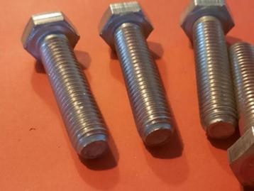 12 st Zeskantbout M12 x 50 mm DIN 931 RVS A4  beschikbaar voor biedingen
