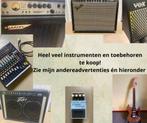 Heel veel instrumenten te koop versterker Gitaar boxen meng, Muziek en Instrumenten, Ophalen of Verzenden, Zo goed als nieuw