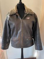 Pall Mall leren jas bruin met afneembare kraag L, Ophalen of Verzenden, Zo goed als nieuw, Maat 52/54 (L), Bruin