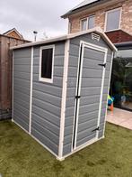 Keter Manor 46 kunststof tuinhuis / tuinschuur te koop, Tuin en Terras, Tuinhuizen, Kunststof, 1 raam, Ophalen, Minder dan 250 cm