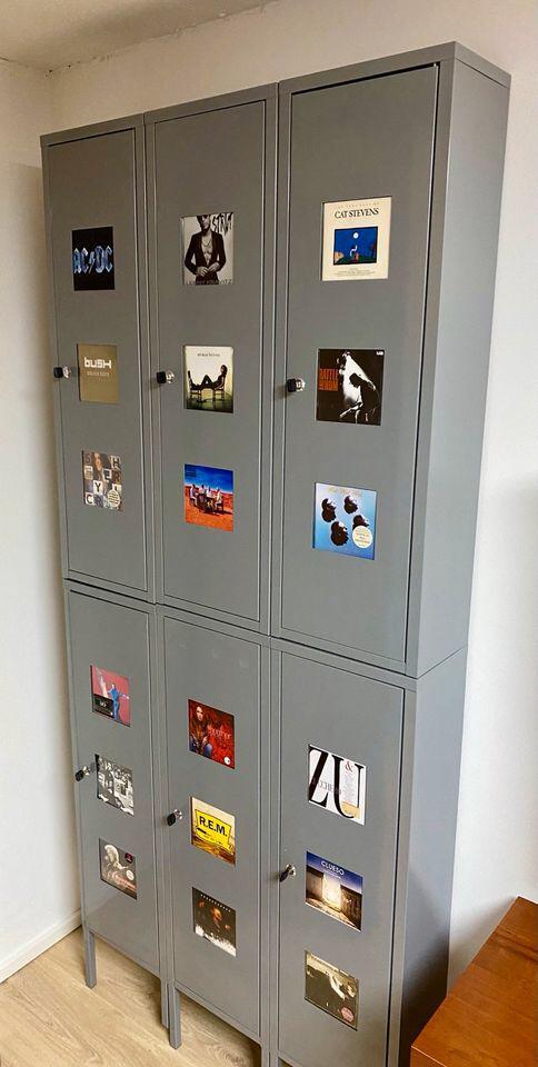 PS locker Ikea halve cd kast grijs, Huis en Inrichting, Kasten | Lockerkasten, Gebruikt, Ophalen