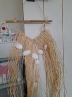 Nieuwe raffia schelpen wandhanger wit schelpen cadeautip, Huis en Inrichting, Ophalen of Verzenden, Nieuw
