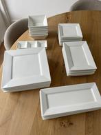 Servies set wit vierkant - zo goed als nieuw, Huis en Inrichting, Keuken | Servies, Keramiek, Ophalen of Verzenden, Zo goed als nieuw