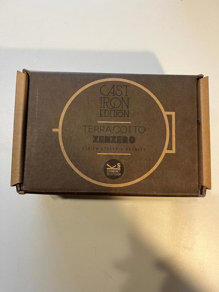 Sambonet braadpan klein nieuw in verpakking, Huis en Inrichting, Keuken | Potten en Pannen, Nieuw, Koekenpan of Braadpan, Gietijzer