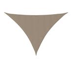 Driehoekig schaduwdoek 4x4x3, Taupe - SPLINTERNIEUW!, Tuin en Terras, Schaduwdoeken, Ophalen of Verzenden, Nieuw