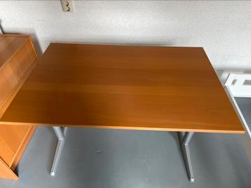 Houten bureau in hoogte verstelbaar 120x80 cm
