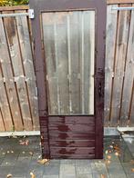 Schuurdeur 197x82 met scharnieren, Doe-het-zelf en Verbouw, Deuren en Horren, Ophalen, Gebruikt, 80 tot 100 cm, Minder dan 200 cm