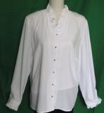g1  LEUKE BLOUSE van REICHART Maat:46, Kleding | Dames, Grote Maten, Ophalen of Verzenden, Zo goed als nieuw, Wit, Blouse of Tuniek