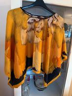 Poncho satijn look past tot maat 52/54 oranje zwart nieuw, Kleding | Dames, Grote Maten, Blouse of Tuniek, Geel, Nieuw, Ophalen of Verzenden