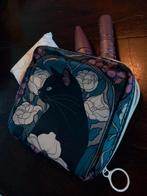 Make-up tasje met zwarte kat, Jugendstil stijl, black cat, Verzenden, Nieuw, Zwart, Overige typen