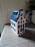 Delfts blauw spaarpot huisje 14x5,5x10, Verzamelen, Spaarpotten, Ophalen, Gebruikt, Steen, Aardewerk of Keramiek, Overige thema's