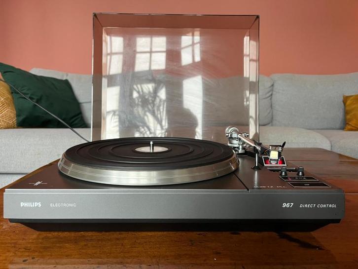 Philips 967 platenspeler, Audio, Tv en Foto, Platenspelers, Refurbished, Platenspeler, Philips, Ophalen