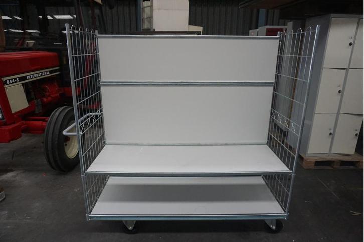 Magazijnwagen, rolcontainer, orderpickwagen, Doe-het-zelf en Verbouw, Transportwagens, Gebruikt, Transportkar, 100 liter of meer