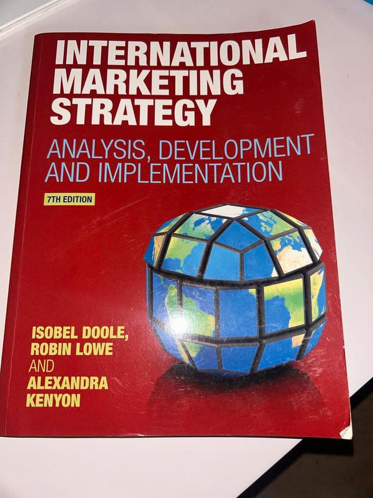 International Marketing Strategy - Doole, Lowe & Kenyon, Boeken, Economie, Management en Marketing, Gelezen, Economie en Marketing