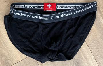 Briefs Andrew Christian zwart beschikbaar voor biedingen