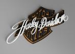 Harley Davidson Muurplaat - Garage Decoratie, Ophalen of Verzenden, Nieuw, Reclamebord