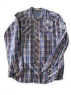 Scotch shrunk blouse 164 blauw jongen, Jongen, Ophalen of Verzenden, Zo goed als nieuw, Overhemd of Blouse