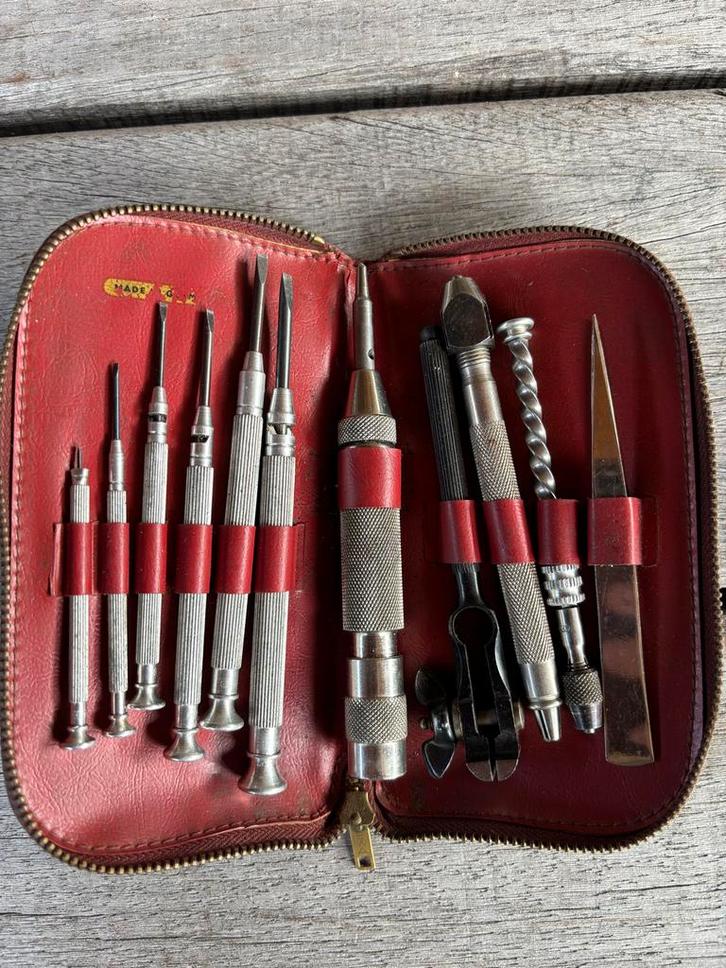 Oude gereedschapset voor verzamelaar, Antiek en Kunst, Antiek | Gereedschap en Instrumenten, Ophalen of Verzenden