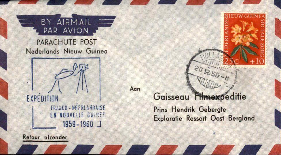 Nieuw Guinea - FDC - 1959, Verzenden, Envelop