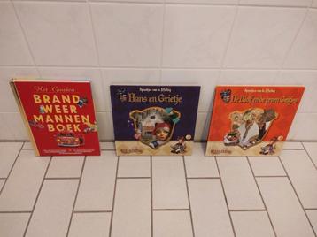 Kinderboeken, Brandweermannenboek, Sprookjes v.d. Efteling.