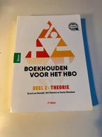 Boekhouden voor het HBO theorie+opgavenboek, Ophalen of Verzenden, Zo goed als nieuw, Overige niveaus, Stef Stienstra; Sascha Nieuwboer; Gerard van Heeswijk