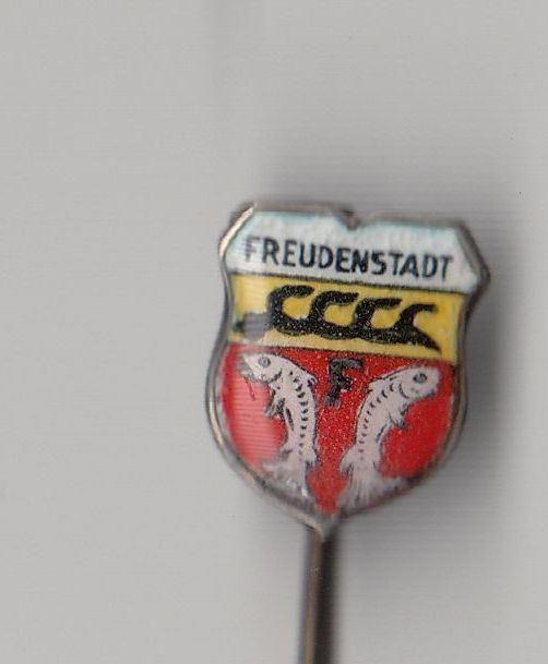 Duitsland Freudenstadt Stadswapen B speldje, Verzamelen, Speldjes, Pins en Buttons, Gebruikt, Speldje of Pin, Overige onderwerpen
