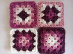 Granny square lapjes 10x10 cm, Ophalen of Verzenden, Nieuw, Haken, Wol of Garen