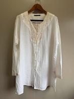 Gudrun Sjoden creme blouse jasje met prachtige details / XL, Beige, Maat 46/48 (XL) of groter, Ophalen of Verzenden, Zo goed als nieuw