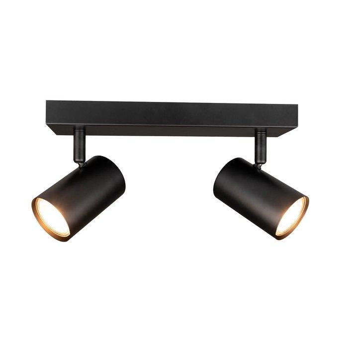 Nieuwe Zwarte Plafondspots Duo Kantelbaar GU10, Huis en Inrichting, Lampen | Plafondlampen, Nieuw, Metaal, Ophalen
