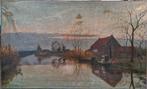 Groot schilderij, olieverf op doek, FELIX BOSCH, Ophalen