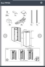 Koelkast en Vriezer Ikea, Witgoed en Apparatuur, 200 liter of meer, Ophalen, Met aparte vriezer, 160 cm of meer