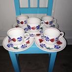 Boerenbont servies Boch handpainted, Huis en Inrichting, Keuken | Servies, Ophalen, Gebruikt, Porselein, Boerenbont