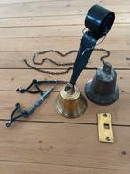 Diverse verzameling antieke bellen en onderdelen, Huis en Inrichting, Deurbellen, Ophalen of Verzenden