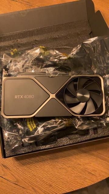 NVIDIA RTX 4080 Founders Edition 16GB videokaart beschikbaar voor biedingen
