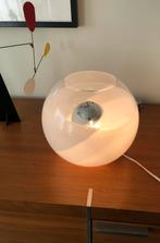 Ilu design bol lamp vintage glazen tafellamp glas, Huis en Inrichting, Ophalen of Verzenden, Vintage, mid century modern, design, minimalistisch