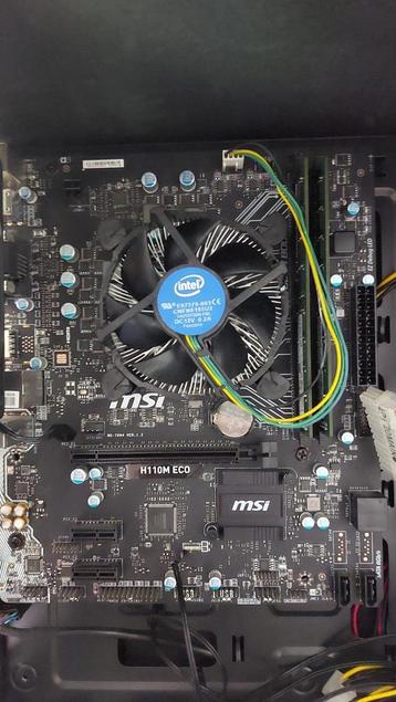 MSI H110M-ECO moederbord met Intel Celeron CPU en 8 GB RAM beschikbaar voor biedingen